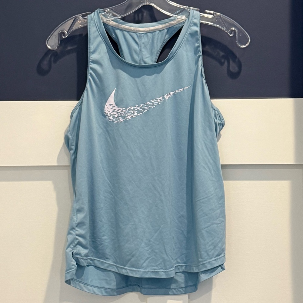 Nike Light Blue Racerback Dri Fit Tank Top Size M like new